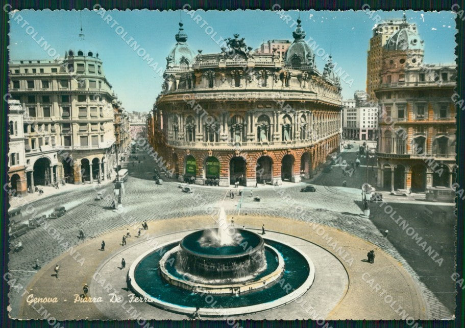 Genova Città Fontana FG Foto cartolina KB5474 – fronte