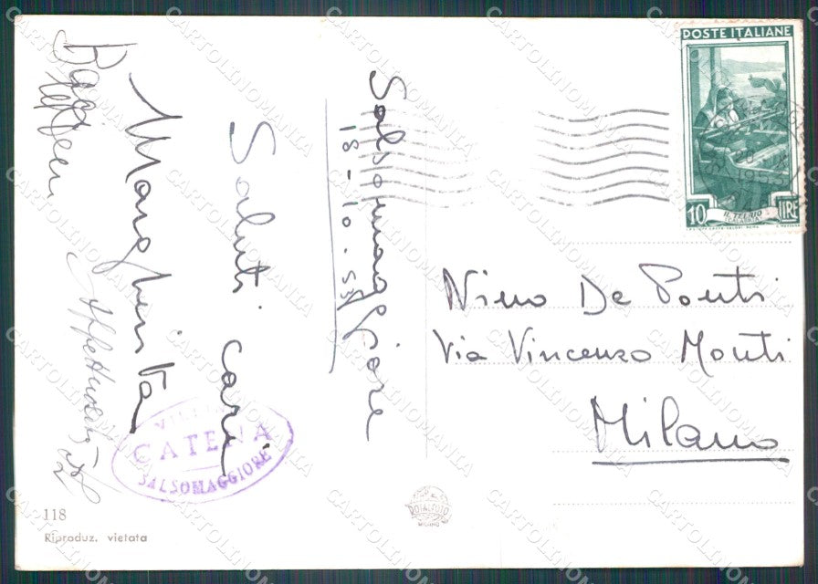 Parma Salsomaggiore Poggio Diana Fontana FG Foto cartolina KB5498 – retro