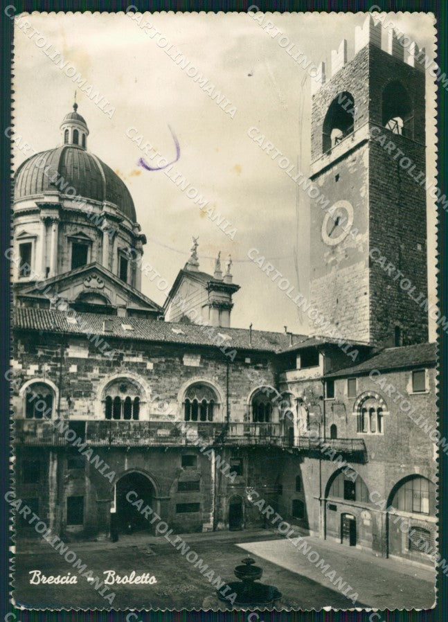Brescia Città Palazzo Broletto FG Foto cartolina KB5502 – fronte