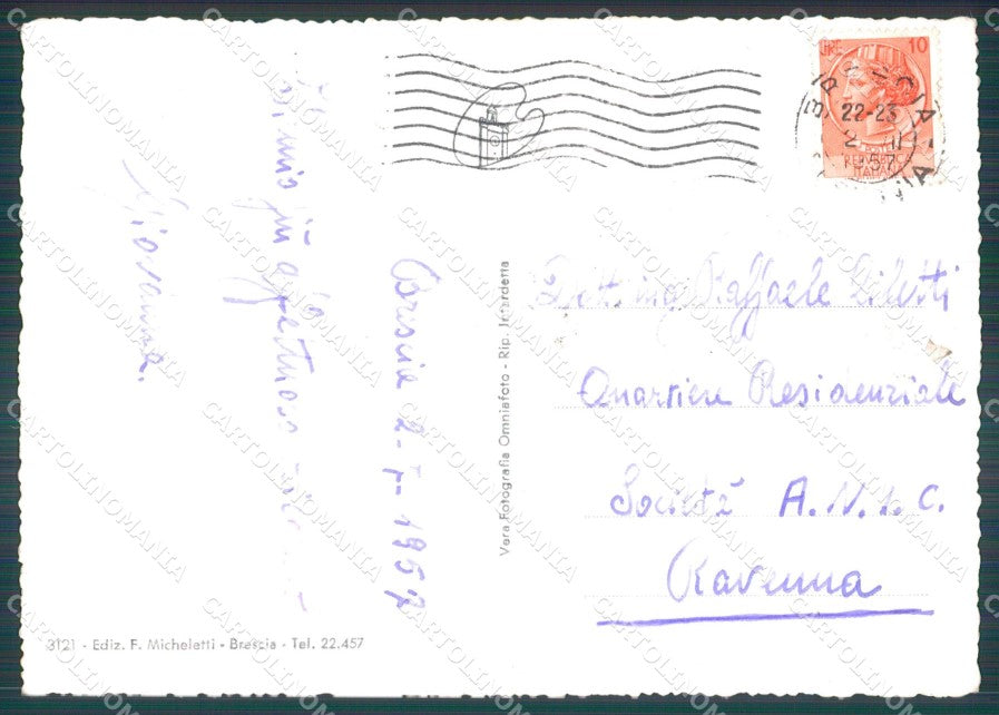 Brescia Città FG Foto cartolina KB5503 – retro