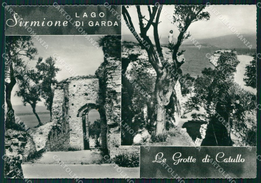 Brescia Sirmione Lago di Garda Grotte Catullo FG Foto cartolina KB5505 – fronte