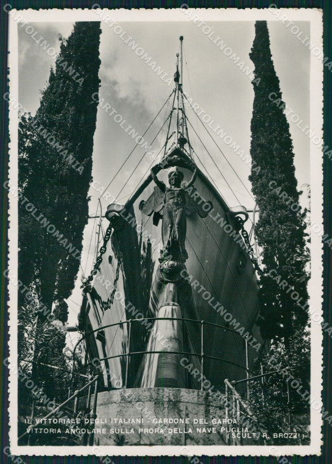 Brescia Gardone Riviera Vittoriale Brozzi FG Foto cartolina KB5506 – fronte