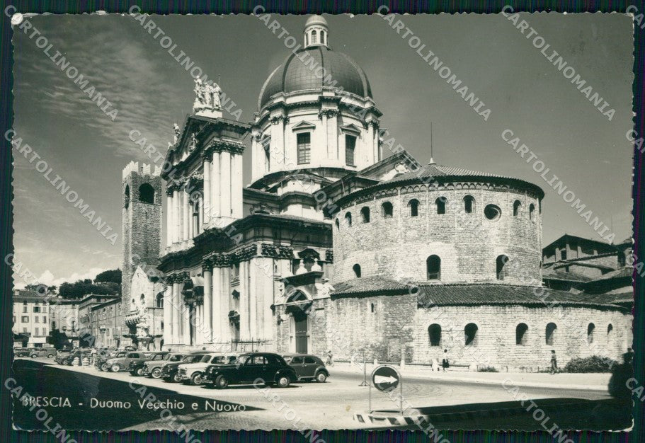 Brescia Città Duomo Auto COLLA FG Foto cartolina KB5525 – fronte