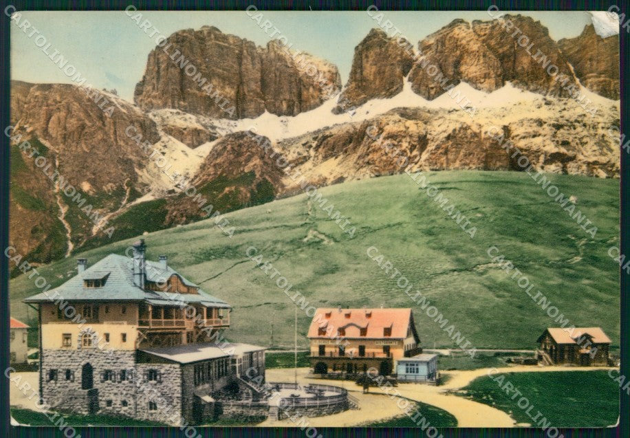 Trento Passo Pordoi PIEGHINA FG Foto cartolina KB5528 – fronte