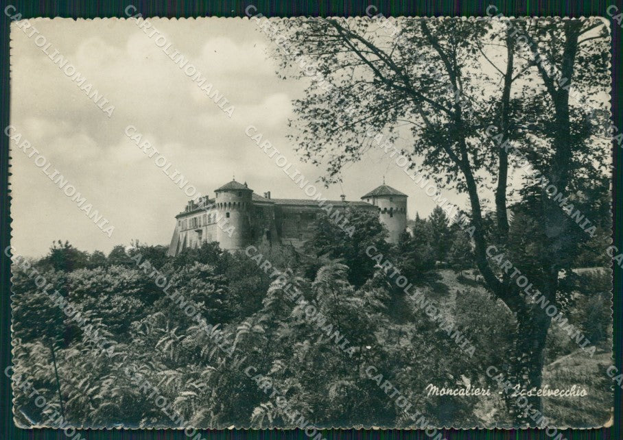 Torino Moncalieri Castelvecchio PIEGHINE COLLA FG Foto cartolina KB5530 – fronte