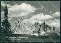 Bolzano Castelrotto Alpe di Siusi Sassolungo PIEGHE FG Foto cartolina KB5532 – fronte