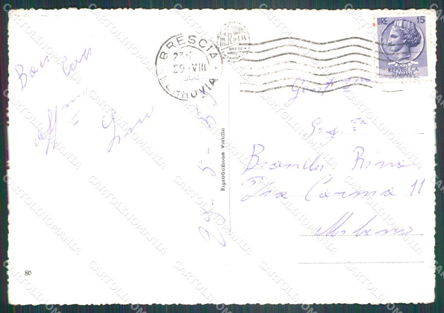 Brescia Città FG Foto cartolina KB5536 – retro