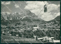 Belluno Cortina d'Ampezzo Funivia FG Foto cartolina KB5538 – fronte