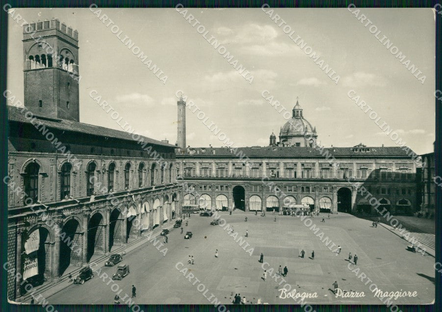 Bologna Città Piazza Maggiore STRAPPINO FG Foto cartolina KB5549 – fronte