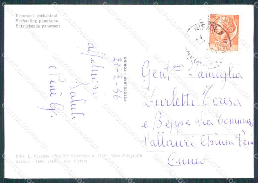 Savona Albissola FG Foto cartolina KB5567 – retro