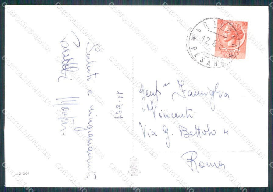 Pesaro Urbino Gradara FG Foto cartolina KB5568 – retro