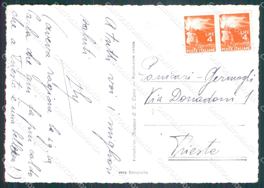 Genova Nervi PIEGHINE FG Foto cartolina KB5571 – retro