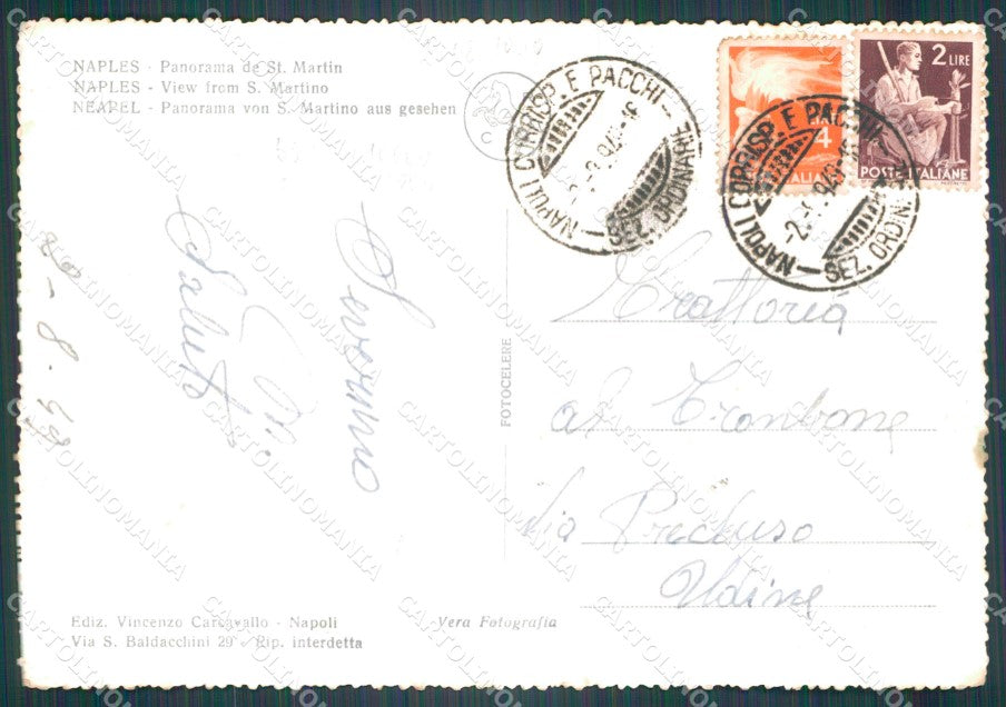 Napoli Città FG Foto cartolina KB5578 – retro