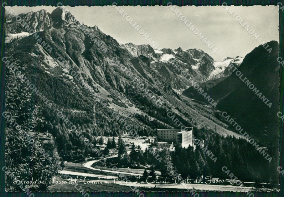 Brescia Passo del Tonale Vigili del Fuoco FG Foto cartolina KB5586 – fronte