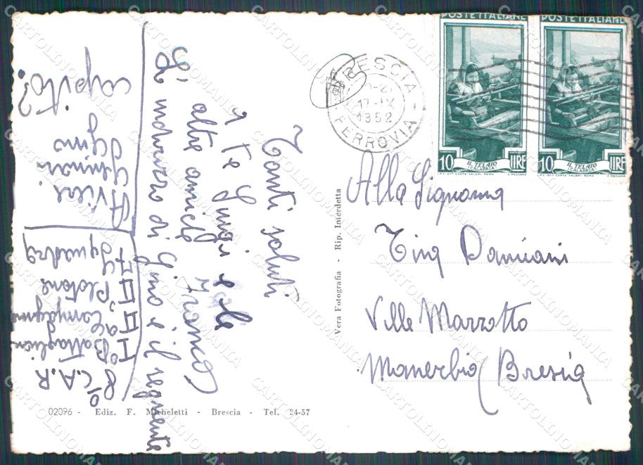 Brescia Città FG Foto cartolina KB5594 – retro