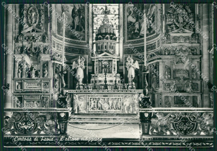 Pavia Certosa di FG Foto cartolina KB5596 – fronte