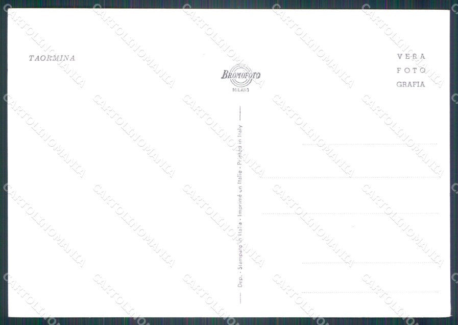 Messina Taormina FG Foto cartolina KB5599 – retro
