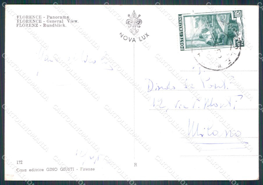 Firenze Città FG Foto cartolina KB5603 – retro