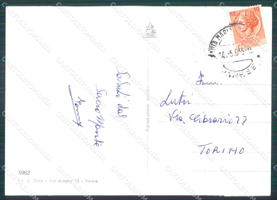 Varese Monte Rosa FG Foto cartolina KB5616 – retro