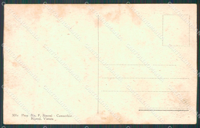 Ferrara Comacchio Pesca Anguilla cartolina KF0008 – retro