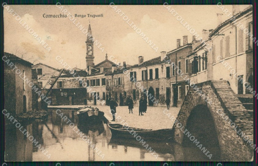 Ferrara Comacchio Borgo Treponti cartolina KF0022 – fronte