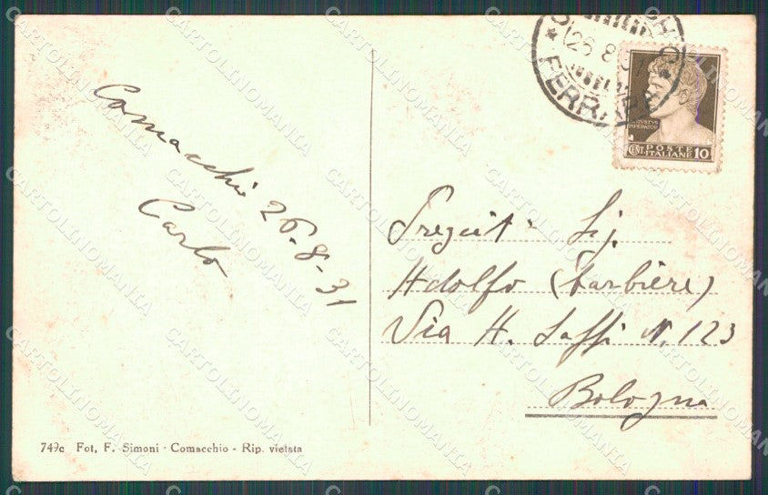 Ferrara Comacchio Borgo Treponti cartolina KF0022 – retro