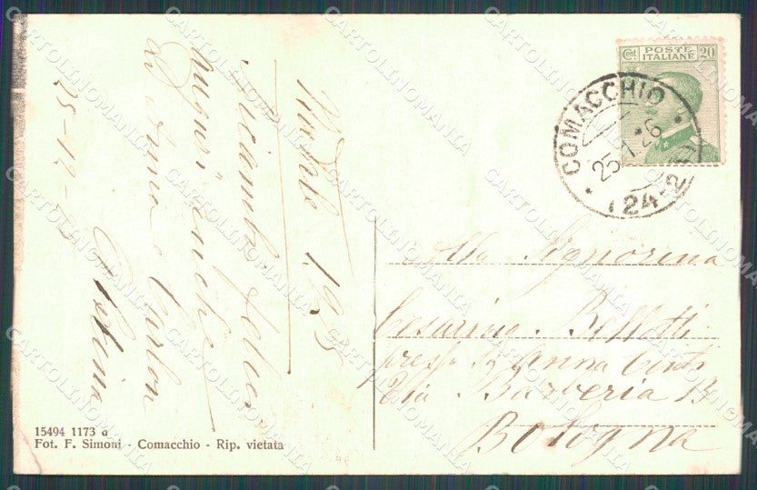 Ferrara Comacchio PIEGA cartolina KF0031 – retro