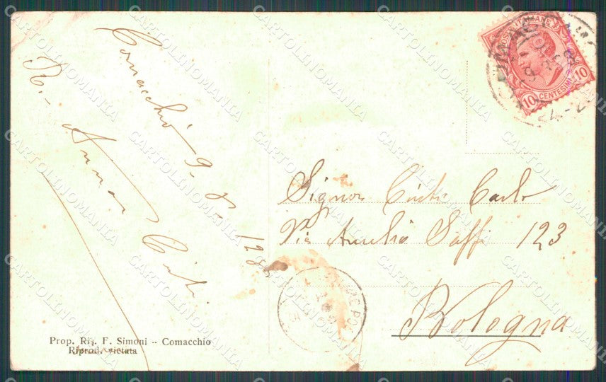 Ferrara Comacchio PIEGHE cartolina KF0052 – retro