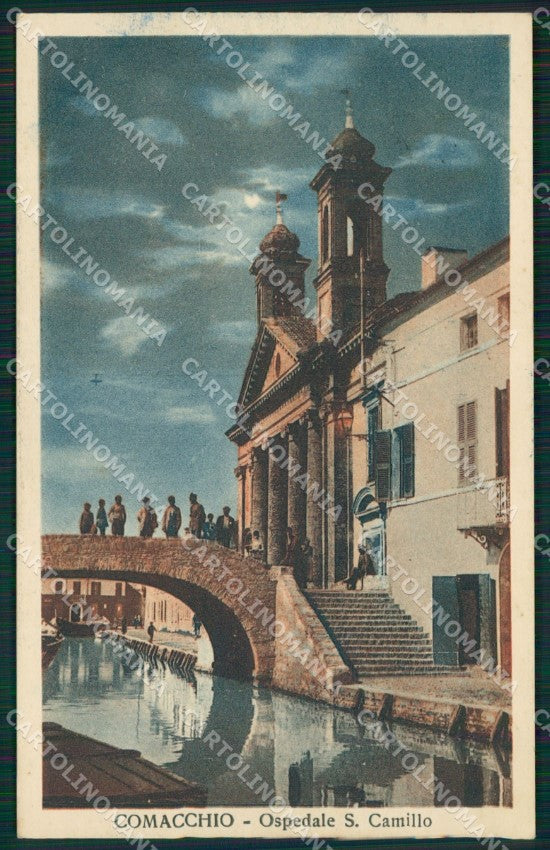Ferrara Comacchio Ospedale Chiaro di Luna cartolina KF0060 – fronte