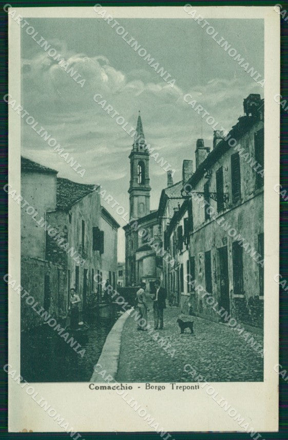 Ferrara Comacchio Borgo Treponti cartolina KF0074 – fronte