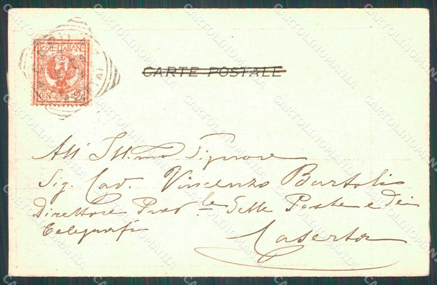Napoli Capua GdF Guardia di Finanza Militari ABRASA cartolina KF0088 – retro