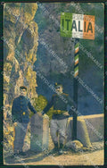 Imperia Ventimiglia Grimaldi GdF Guardia Finanza Militari PIEGA cartolina KF0092 – fronte