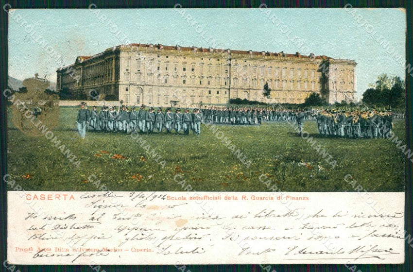 Caserta Città GdF Guardia di Finanza Militari ABRASA cartolina KF0097 – fronte