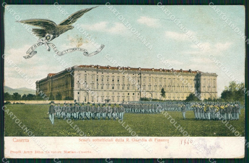 Caserta Città GdF Guardia di Finanza Militari PIEGA cartolina KF0099 – fronte