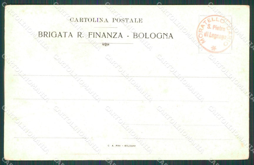 Bologna Città GdF Guardia di Finanza Militari cartolina KF0102 – retro