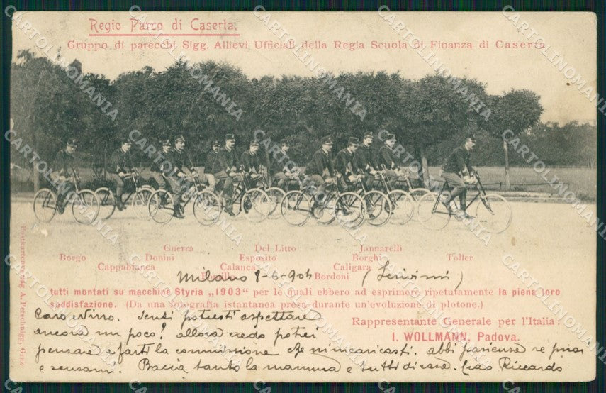 Caserta Città GdF Guardia di Finanza Militari ABRASA cartolina KF0103 – fronte