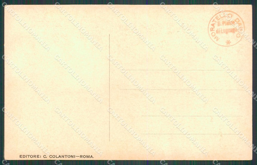 Roma Città GdF Guardia di Finanza Militari Uniforme cartolina KF0105 – retro
