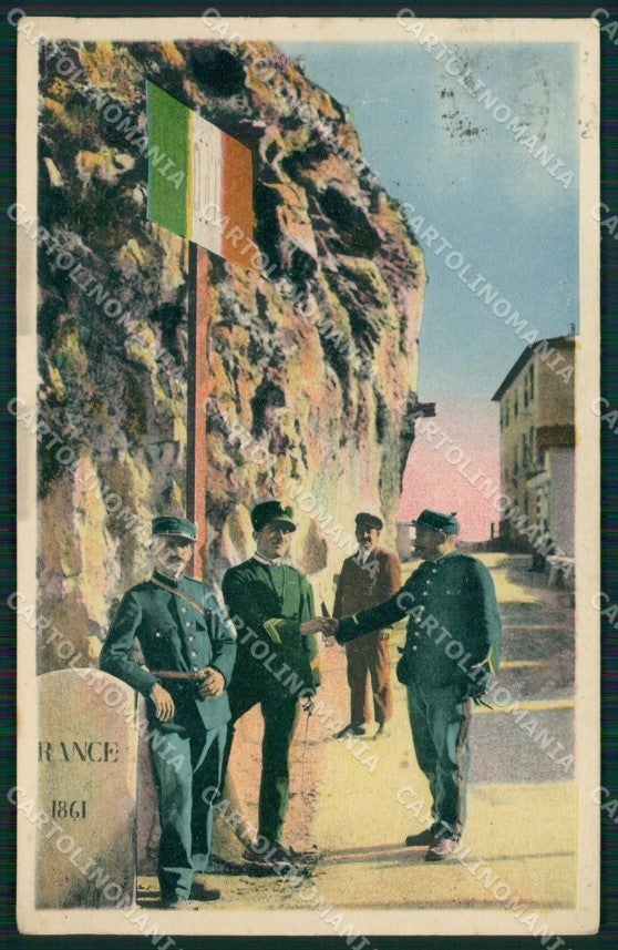 Imperia Ventimiglia Grimaldi GdF Guardia di Finanza Militari cartolina KF0107 – fronte