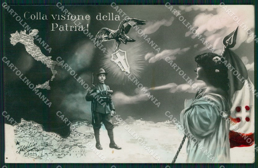 Propaganda WWI GdF Guardia di Finanza Militari Foto cartolina KF0114 – fronte