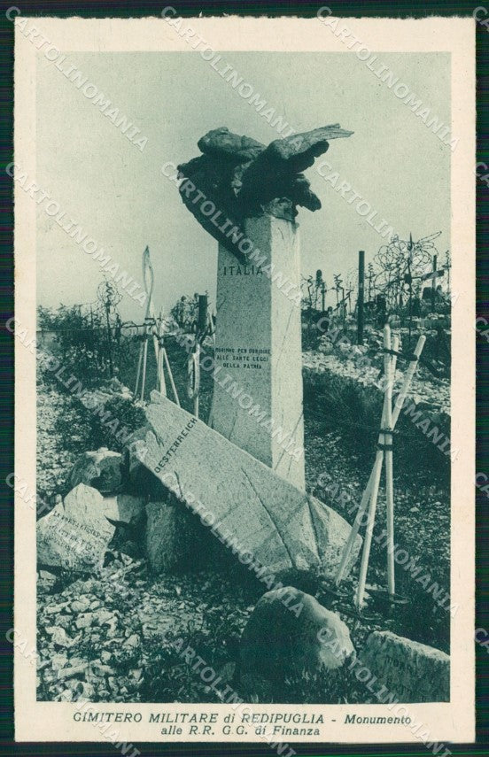 Gorizia Redipuglia Cimitero GdF Guardia di Finanza Militari cartolina KF0119 – fronte
