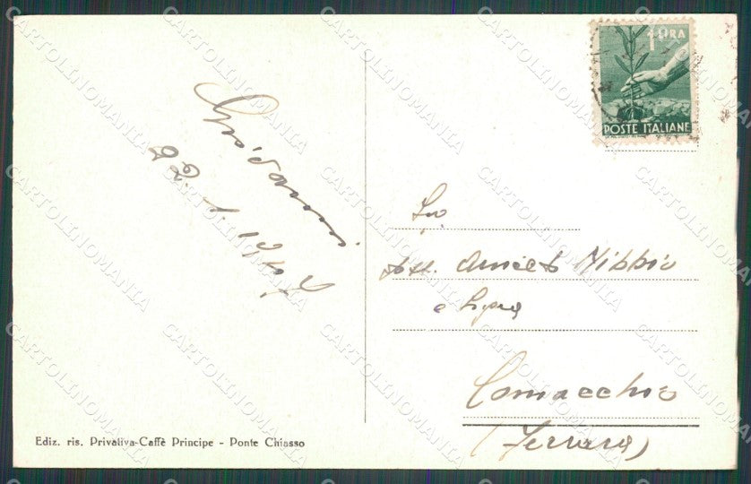 Como Ponte Chiasso Dogana GdF Guardia di Finanza Carabinieri cartolina KF0121 – retro