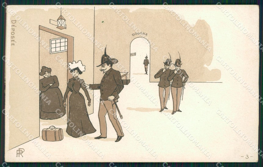 GdF Guardia di Finanza Militari cartolina KF0137 – fronte