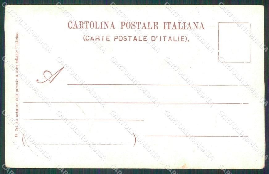 GdF Guardia di Finanza Militari Cenni 1903 cartolina KF0144 – retro