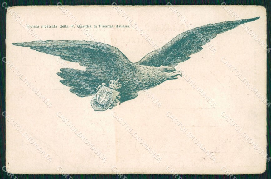 GdF Guardia di Finanza Militari Rivista Illustrata PIEGA cartolina KF0153 – fronte