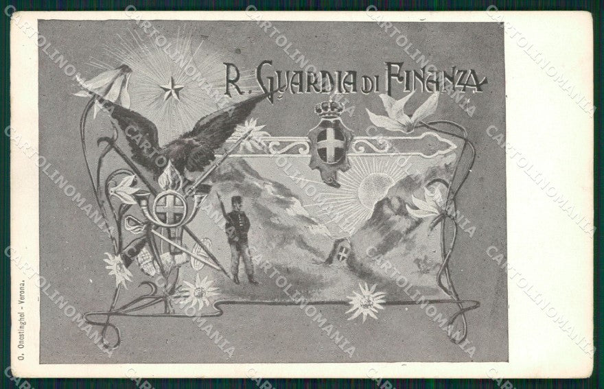 GdF Guardia di Finanza Militari cartolina KF0171 – fronte