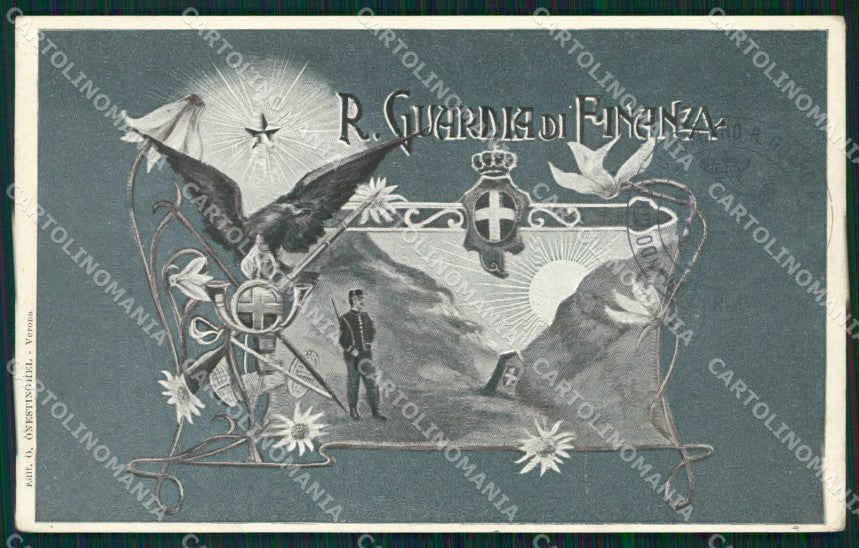 GdF Guardia di Finanza Militari cartolina KF0174 – fronte