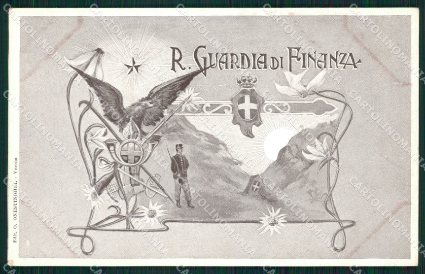 GdF Guardia di Finanza Militari cartolina KF0178 – fronte
