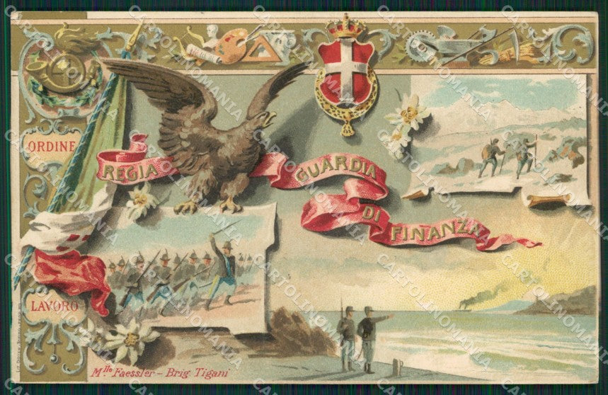 GdF Guardia di Finanza Militari cartolina KF0183 – fronte