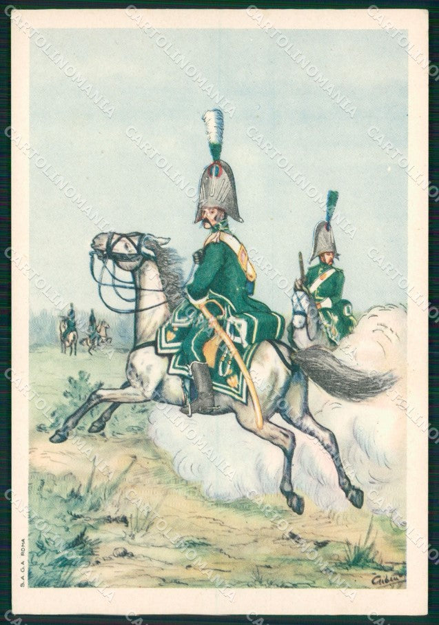 GdF Guardia di Finanza Militari Serie Storica Il Finanziere FG cartolina KF0261 – fronte