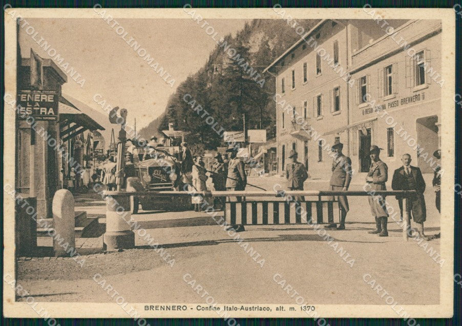 Bolzano Brennero Confine GdF Guardia Finanza Militari Auto FG cartolina KF0276 – fronte